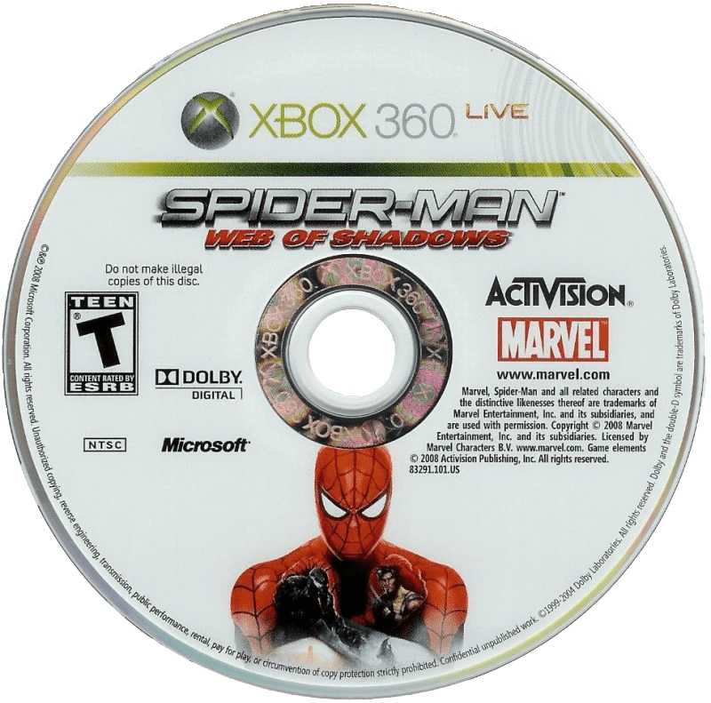 Spiderman Web of Shadows media 2 for Xbox 360